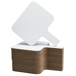 Rectangular Dry Erase Answer Paddles Set of 25 for Classroom